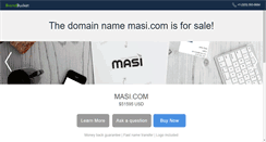 Desktop Screenshot of masi.com